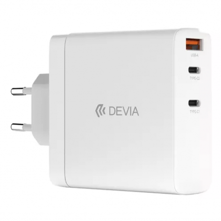 Adaptateur secteur à charge rapide - Série Devia - PD 140 W 2C avec technologie GaN, blanc (UE)