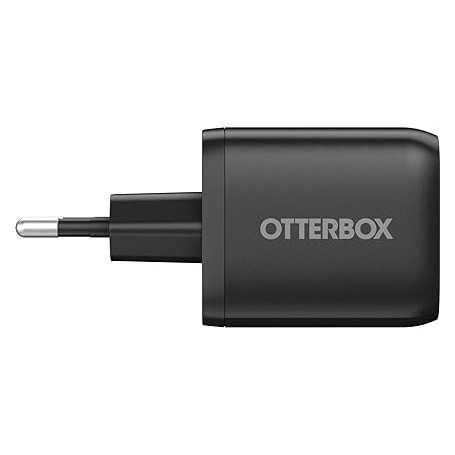 Adaptateur secteur OtterBox standard EU USB-C PD avec 2 ports 65 W - Noir