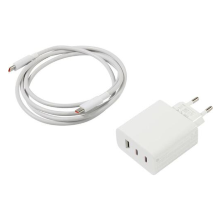 Chargeur Xiaomi Mi 67W Gan Kit Type-C / Type-C / USB avec câble Type-C BHR7493EU