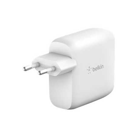 Adaptateur secteur Belkin BOOST↑CHARGE™ 2 ports USB-C PD 63 W GaN pour Mac/PC