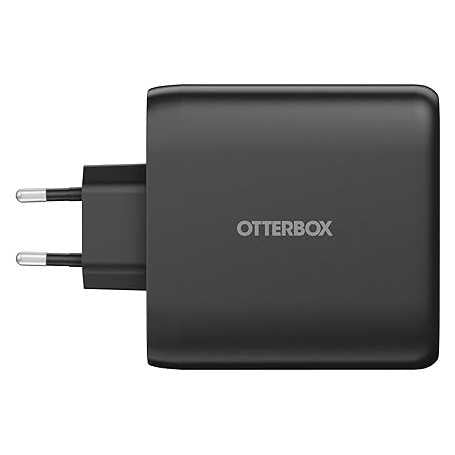 Adaptateur secteur OtterBox standard USB-C PD GaN 4 ports 100 W - Noir