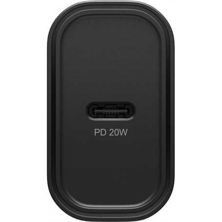 Adaptateur secteur mural OtterBox Standard EU USB-C PD 20 W - Noir