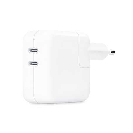 Adaptateur secteur double USB-C 35 W MW2K3ZM/A - Boîte (Apple)