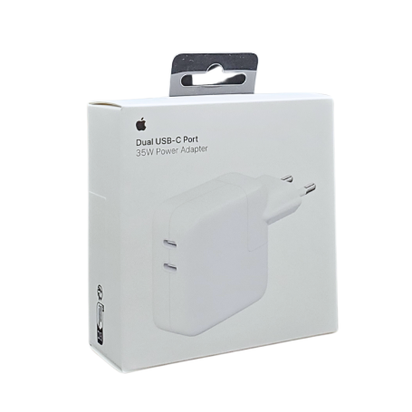 Adaptateur secteur double USB-C 35 W MW2K3ZM/A - Boîte (Apple)