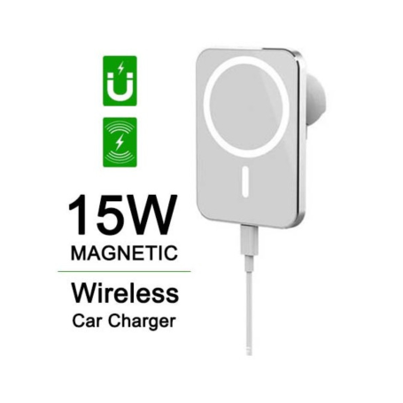 Chargeur magnétique sans fil pour voiture 15 W - D-power