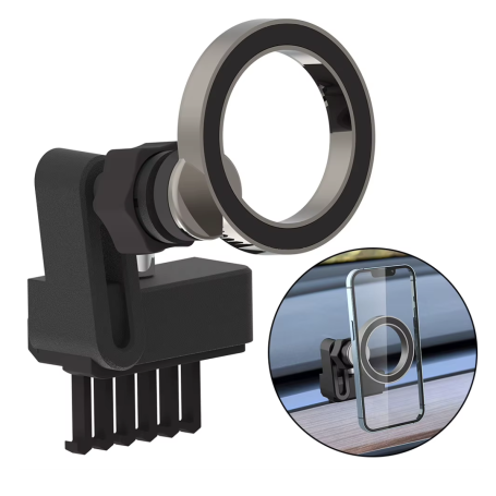 Support magnétique pour téléphone Tesla Model 3/Y - Noir 