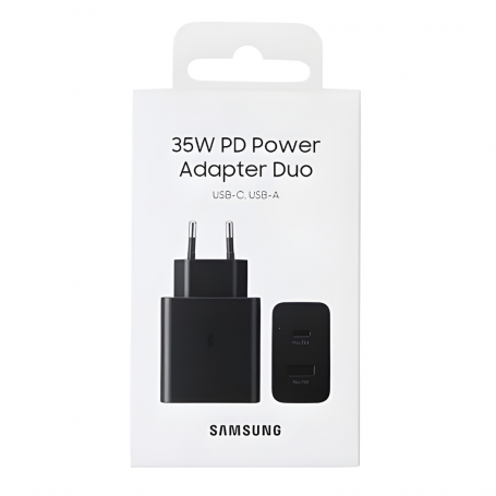 Adaptateur secteur Samsung 35 W Duo USB-C + USB