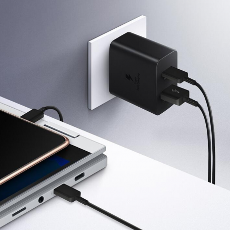 Adaptateur secteur Samsung 35 W Duo USB-C + USB