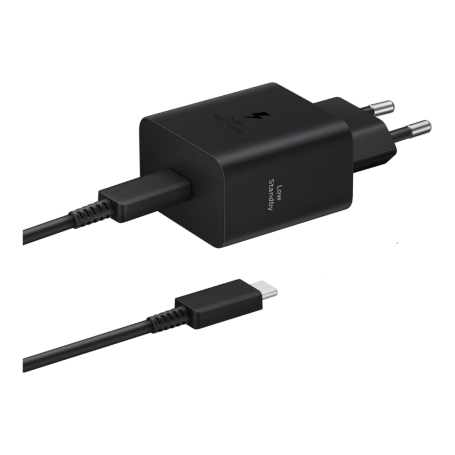 Charger Kit Type-C / Type-C Samsung EP-T4511XBEGEU 45W - 5A/1.8M Low Standby - Black - Retail Box (Original) - Image 4