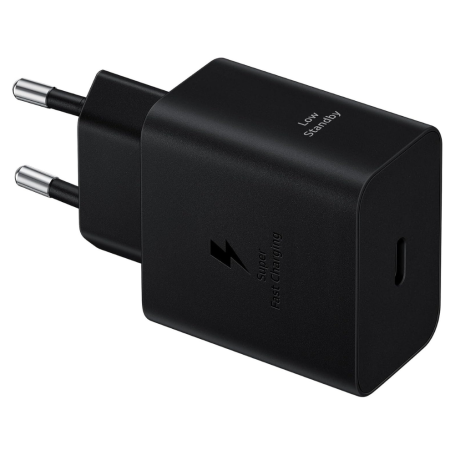 Charger Kit Type-C / Type-C Samsung EP-T4511XBEGEU 45W - 5A/1.8M Low Standby - Black - Retail Box (Original) - Image 3