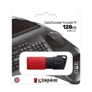 Kingston DataTraveler Exodia M USB-A 3.2 DTXM/128GB - Black + Red (Original)